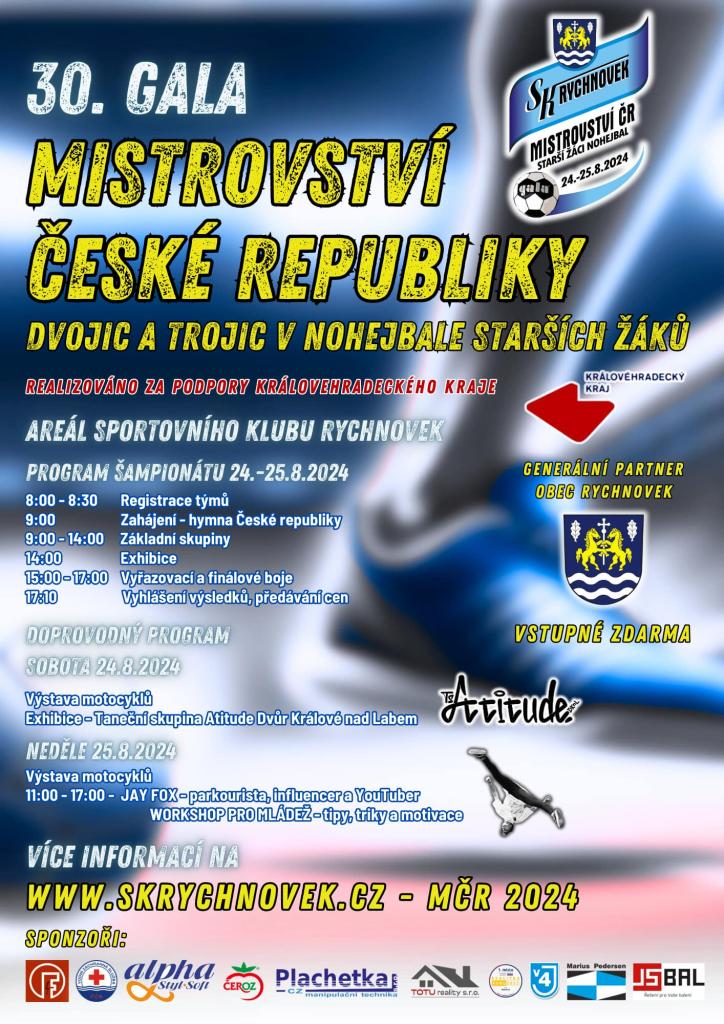 MČR Nohejbal starší žáci 2024